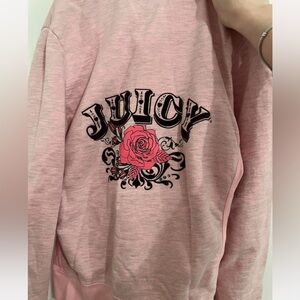 Juicy Couture Light Pink Zip-Up Hoodie